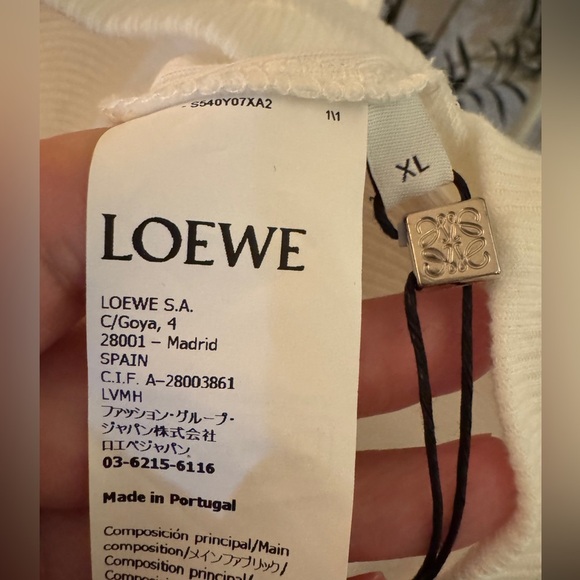 NWT Loewe White Tank Top
Anagram tank top in cotton Size XL - Picture 6 of 12